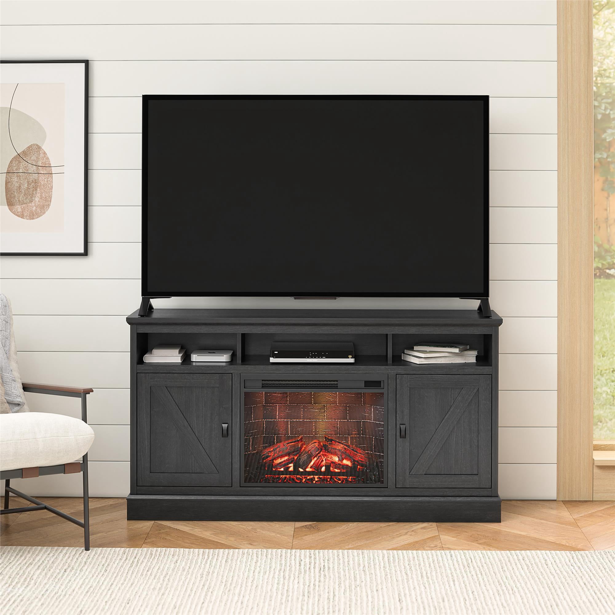 Ashton Lane Electric Fireplace TV Stand with Remote for TVs up to 65in