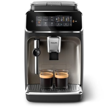 Philips 3300 Series Fully Automatic Espresso Machine, Black Chrome - EP3326/90