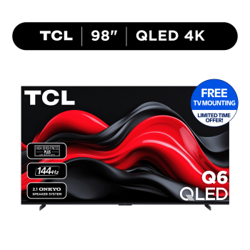 TCL 98" Class Q6 QLED 4K UHD HDR Smart Google TV (NEW 2024) - 98Q651G