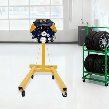Engine Stand 2000 lbs Motor Hoist Dolly 360 Degree Adjustable Mounting Head
