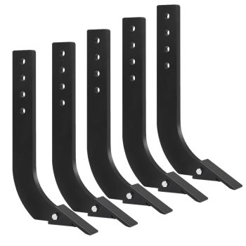 Telyswee Box Blade for Tractor, 18" Rippers Shanks for Box Blade, Box Blade Shank with 4 Holes, Rippers Point/Scarifier Tooth for Box Blade Shank for Replacement, Digging, Plowing