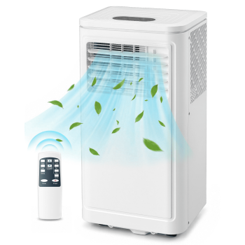 JFHID Portable Air Conditioners 10,000 BTU ASHRAE Quiet Standing AC Unit for Bedroom & Indoor Rooms, Cools up to 250 Sq. ft.