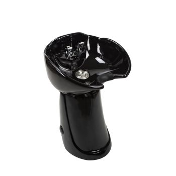 Olympia Pedestal Shampoo Station with Adjustable Ceramic Shampoo Bowl, Professional Hair Salon Equipment