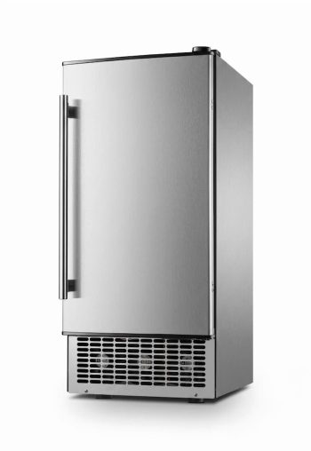 RIOXC Gourmet Top Hat Ice Maker 70 lbs, 15 Inch Built-in Undercounter Machine, Spray Tech for Home Bar & Commercial, ETL