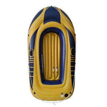Inflatable Kayak with Pump and Oars, Heavy-Duty PVC Portable Boat for Fishing, Swimming, and Recreational Water Sports, Double Sizes, 90 inches