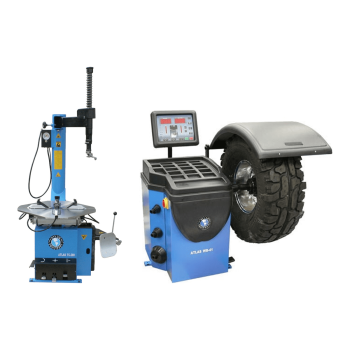 Atlas TCWB Tire Changer Wheel Balancer Combo Beadblaster 47 Inch Capacity