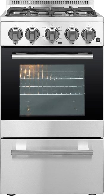 Forno Lamazze 20 in 2.05 cu ft Gas Induction Range In Stainless Steel