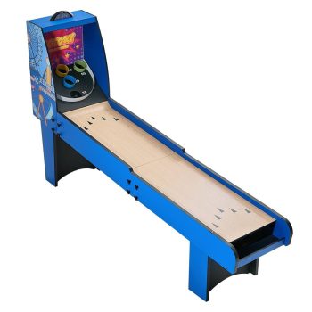 8' Roll and Score Classic Arcade Game Table, Arcade Machine Indoor with Electronic Scorer, Sound, Automatic Ball Return for Adults Kids Family Recreation Game Room, 4 Balls Included