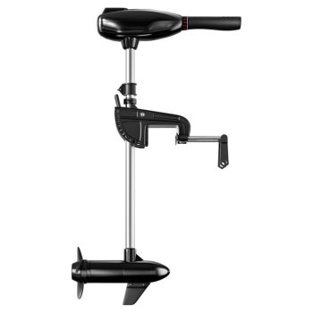 BAOTREE 36LB Thrust Electric Trolling Motor – Transom Mount, Telescopic Handle, LED Battery Indicator, Freshwater & Saltwater, for Kayak Fishing Boat, Small Jon Boat