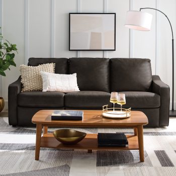 Better Homes & Gardens Allen 77" Powered Reclining Sofa, Faux Leather