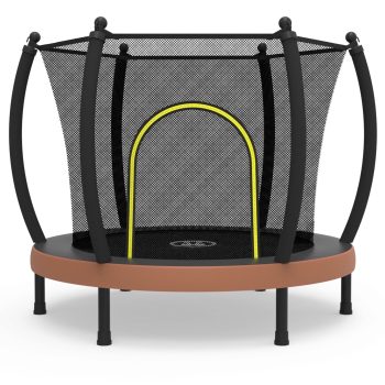 Heromate 60" Fitness Trampoline, 220 lbs Weight Capacity Rebounder, with Bungees, U Shape Adjustable Foam Handle