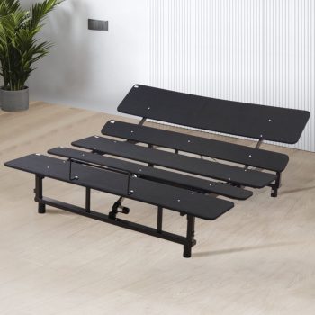 Adjustable Bed Base Frame Queen Bed Frame with Head and Foot Incline Wireless Remote Zero Gravity Quiet Motor Black Queen