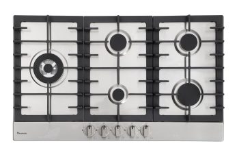 Rangaire RCG341S 34" Gas Cooktop - Stainless Steel, Sealed Burners, Cast Iron Grates, Die Cast Metal Burner Controls