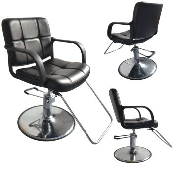 Zimtown Salon Barber Chair, Adjustable Height Heavy Duty Beauty Styling Barber Swivel Chairs, with Hydraulic Pump, Profession Hair Salon Equipment