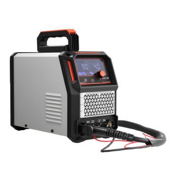 50A non-contact arc ignition plasma cutting machine 110V/220V dual voltage digital display IGBT inverter 2T/4T function adjustable arc ignition/dimensional arc time, household maintenance workshop