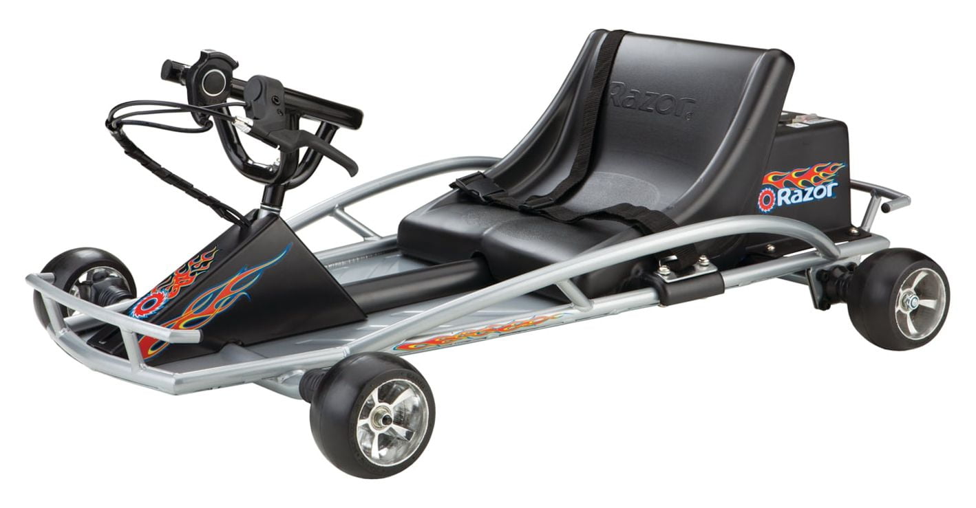 Razor Ground Force One - Electric Go-Kart for Ages 8+, Up to 12 MPH, Up to 40 Minutes of Continuous Use, Variable Speed Throttle, 24V Rechargeable Battery