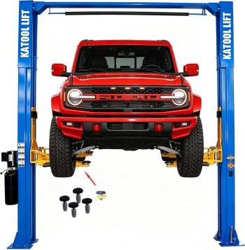 KATOOL M130 13000 lbs Extra Height 166.73inch Passing Width 133.46" 2 Post Lift Two Post Car Lift Auto Lift Car Lift Hoist 2 Post Car Lift for Home Garage and Shop Repair