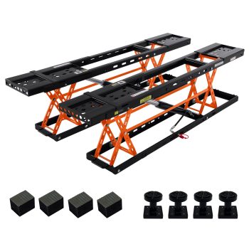 LUXOAK 7000 lb Portable Car Lift for Home Garage, Quick Jack with 25.4" Max Height Q355B Steel Adjustable Scissor