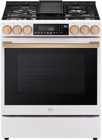 30 Inch Slide-In Gas Smart Range with 5 Sealed Burners, 6.3 cu. ft. Oven Capacity, Storage Drawer