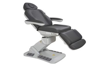 Silver Fox - Facial Chair for Esthetician, Electric Spa Treatment Chair with 4 Motors, Professional Beauty Bed, Adjustable Salon Treatment Table with 240 Rotation - 2246EB, Gray