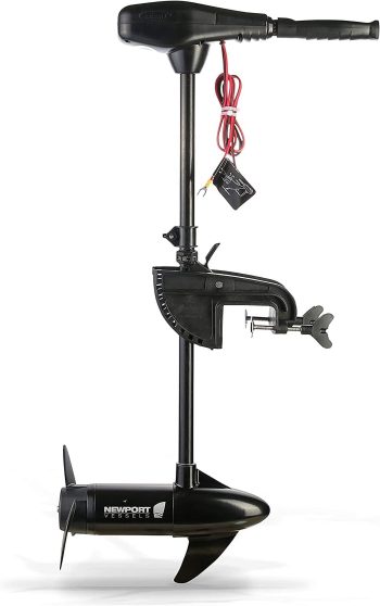 Newport NV Series Saltwater Transom Mounted Trolling Electric Trolling Motor w/LED Battery Indicator & 30" Shaft