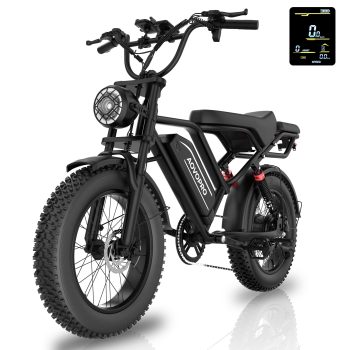 AOVOPRO AP20 E-motos for Adults 20 X 4.0 Fat Tire, 750W 31MPH Off-Road, 48V 18AH UL2849