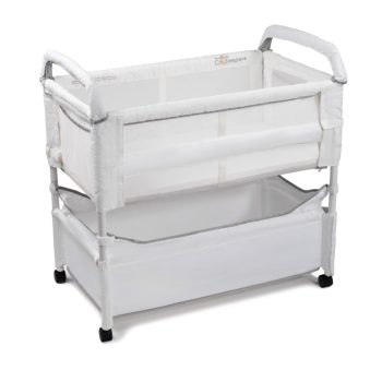 Arm's Reach Clear-Vue Co-Sleeper Bassinet, Bedside Sleeper with Mesh Sides, ASTM Certified