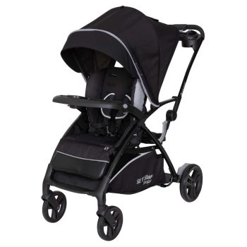 Baby Trend Sit N' Stand 5-in-1 with Comfort Cabin, Kona Black, Baby Strollers