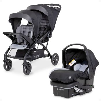 Baby Trend Double Stroller w/ Infant Car Seat, Sit N' Stand & EZ-Lift Plus, Travel System