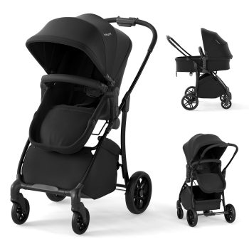 Babyjoy 2 in 1 Baby Stroller Folding High Landscape Pushchair with Bassinet Mode