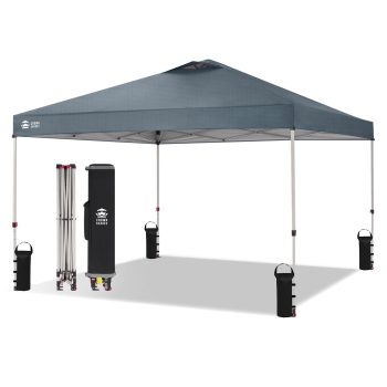 CROWN SHADES 12x12 Pop Up Canopy Outside Canopy Patented One Push Setup Tent Canopy Sun Shade