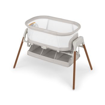 Chicco LullaGlide® Plus Electronic 3-in-1 Portable Bassinet with Carry Bag and Fitted Sheet - Serene (Beige)