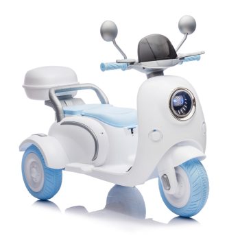 DIANJIE12V Dual Motor Two Seater 3 Wheel Electric Ride On Motorcycle For Ages 3 6