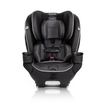 Evenflo EveryKid 3-in-1 Convertible Car Seat (Livingston Gray), Infant - 12 Years
