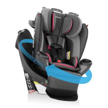 Evenflo Revolve360 Extend All-in-One Rotating Car Seat, Pink