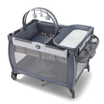 Graco Pack 'n Play Playard Anywhere Dreamer Portable Playpen, Blue