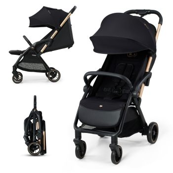 Kinderkraft APINO Compact Lightweight Baby Stroller, Auto-Fold Travel Stroller for Toddler, Only 16 lbs, Up to 48 lbs