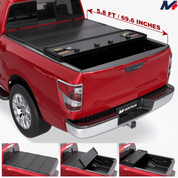 MOSTPLUS 5.7/ Hard Truck Bed Tonneau Cover for 2017-2026 Nissan Titan (NON-XD)