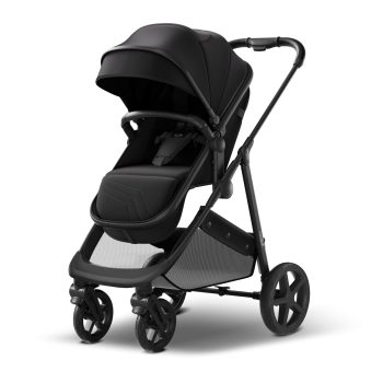 Mompush Wiz 2-in-1 Baby Stroller with Bassinet Mode, Reversible Seat and Large Canopy, 22.3LB, Unisex