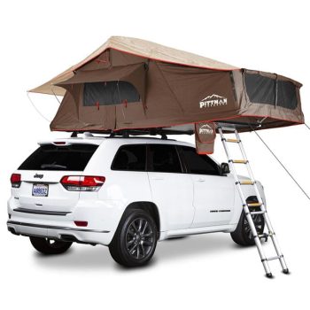 Pittman Outdoor ABZPPI-TNT-MAX1.9CBO-KO MAX1.9 Softshell Rooftop Tent - Coffee Brown