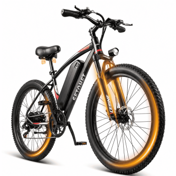 Setohet 26" Electric Bike for Adults, Powerful 750W E-Bike with 36V Removable Battery, 7-Speed Mountain Bike,20 MPH,UL2849 & GCC