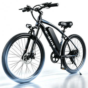 Setohet 26" Electric Bike for Adults , Powerful 500W E Bike with 36V Removable Battery: 7-Speed Commuter Bike ,UL2849