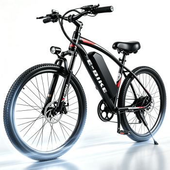 Setohet 26" Electric Bike for Adults , Powerful 500W E Bike with 36V Removable Battery: 7-Speed Commuter Bike ,UL2849