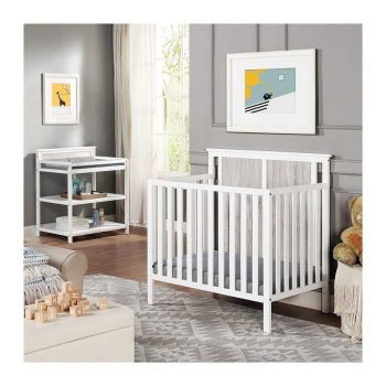 Suite Bebe Connelly Mini Crib with Mattress Pad