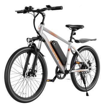 VARUN 24" Electric Bike for Adults, 350W Motor, 20MPH, 36V Removable Battery, Up to 50 Miles Range, 7-Speed, Front Suspension & Dual Disc Brakes, All-Terrain Tires, UL Certified
