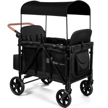 Vomeast 4-Seater Wagon Stroller, Outdoor Baby Stroller Wagon for 4 Kids