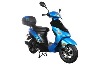 X-Pro Brand New 50cc Gas Moped Scooter, 10" Aluminum Wheels Electric/Kick Start! Large Headlights