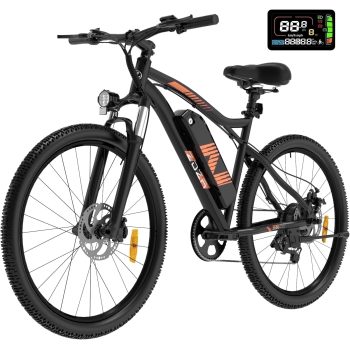 ZDZA Electric Bike 26”, 750W Peak Motor E-Mountain Bike, 20MPH 36V 10.4AH Removable Ebike for Adults, 7 Speed Electric Bicycle , UL2849