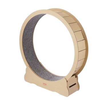 CAFORKP Large 52" Wooden Cat Exercise Wheel for Indoor Cats