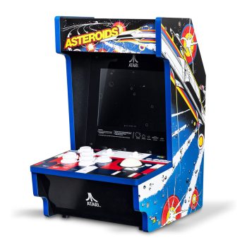 Arcade Classics Atari Asteroids Counter Series Game Machine with 8" Screen and 5 Games